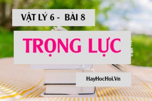 Trọng lực, Đơn vị lực là gì? Trọng lực ký hiệu là gì? có Phương và chiều như thế nào - Vật lý 6 bài 8